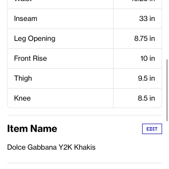 Dolce Gabbana Y2K Khakis - Picture 13 of 13